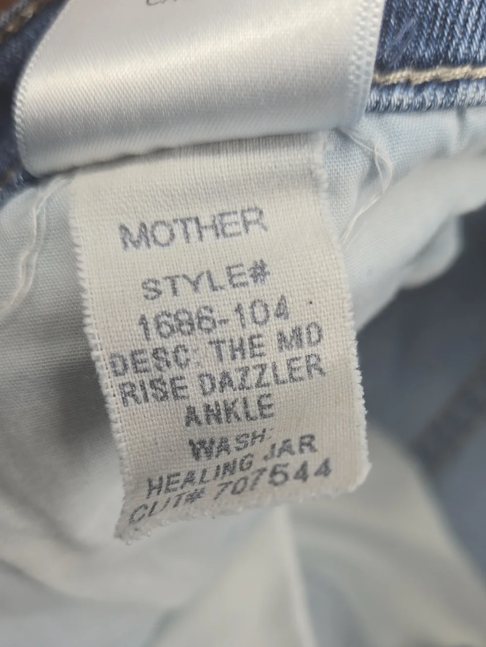 MOTHER Dazzler Ankle Jeans 27W - Picture 7 of 13